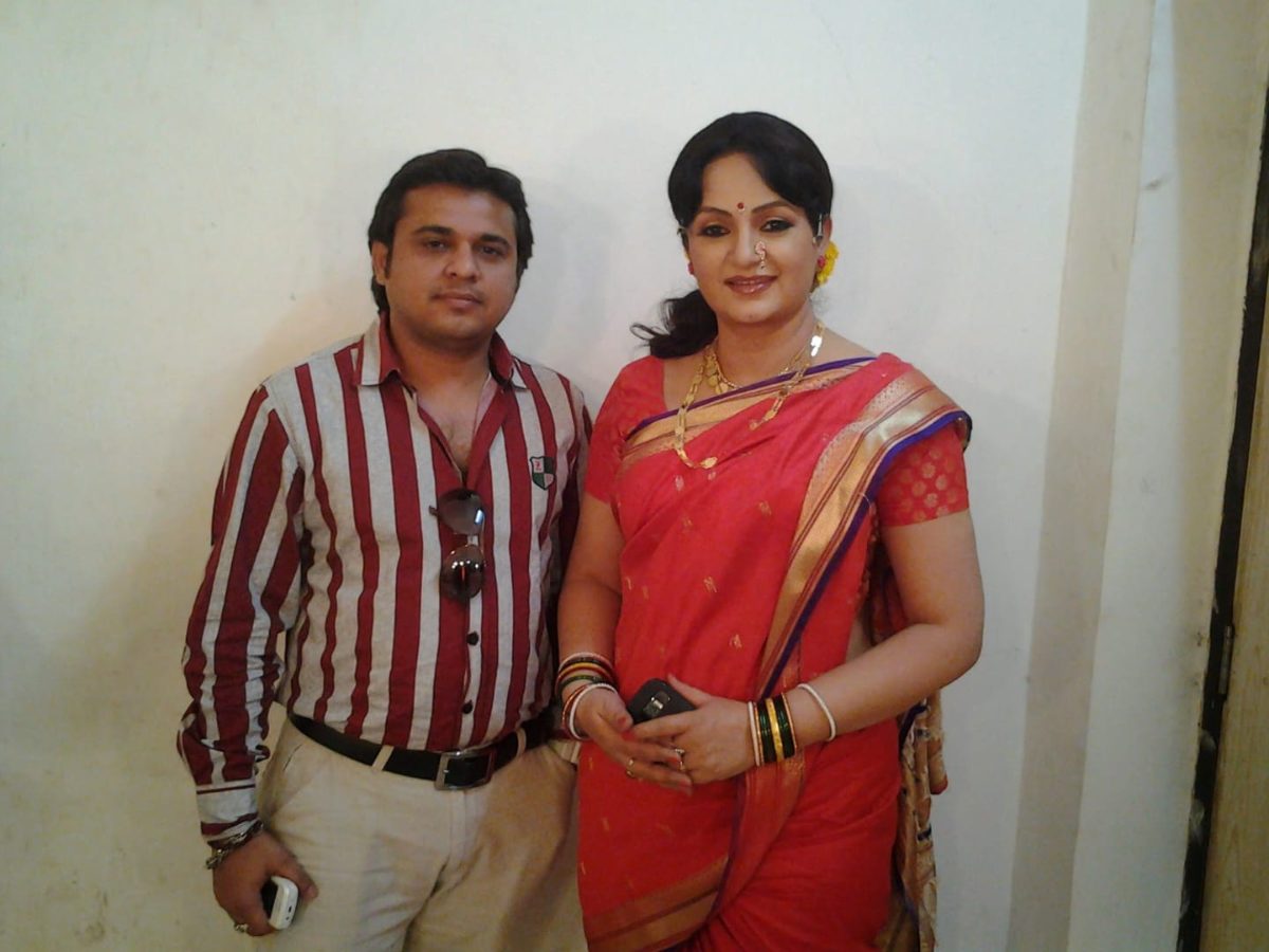 With Upasna Singh