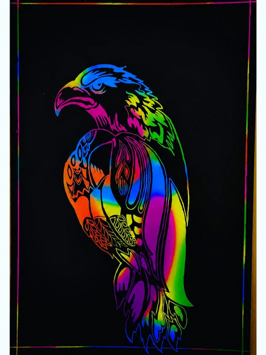 Turning darkness into art, one scratch at a time.
